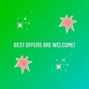 Best offers are welcome!